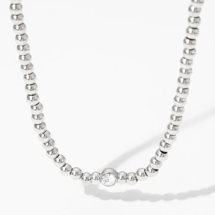 Norvo | 18k Perlede Diamant Senter Halssmykke og Armbånd