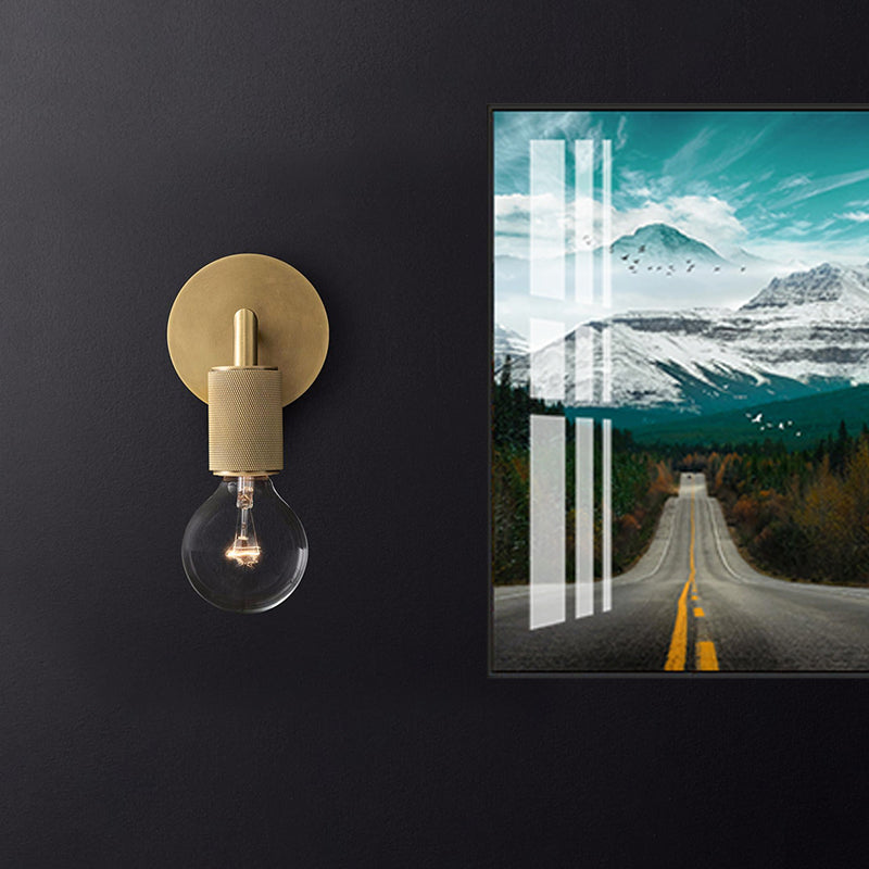 Norvo | Vegglampe Messing Metall Dobbel Lyspære Vegglampe