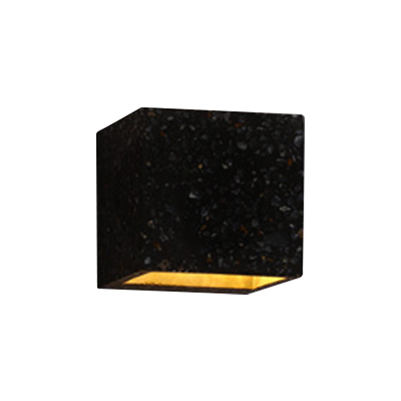 Norvo | Nordic Style Kubisk Opp Ned Vegglampe Terrazzo 1 Lampe Hotell Veggmontert Lys i Rød/Hvit/Blå