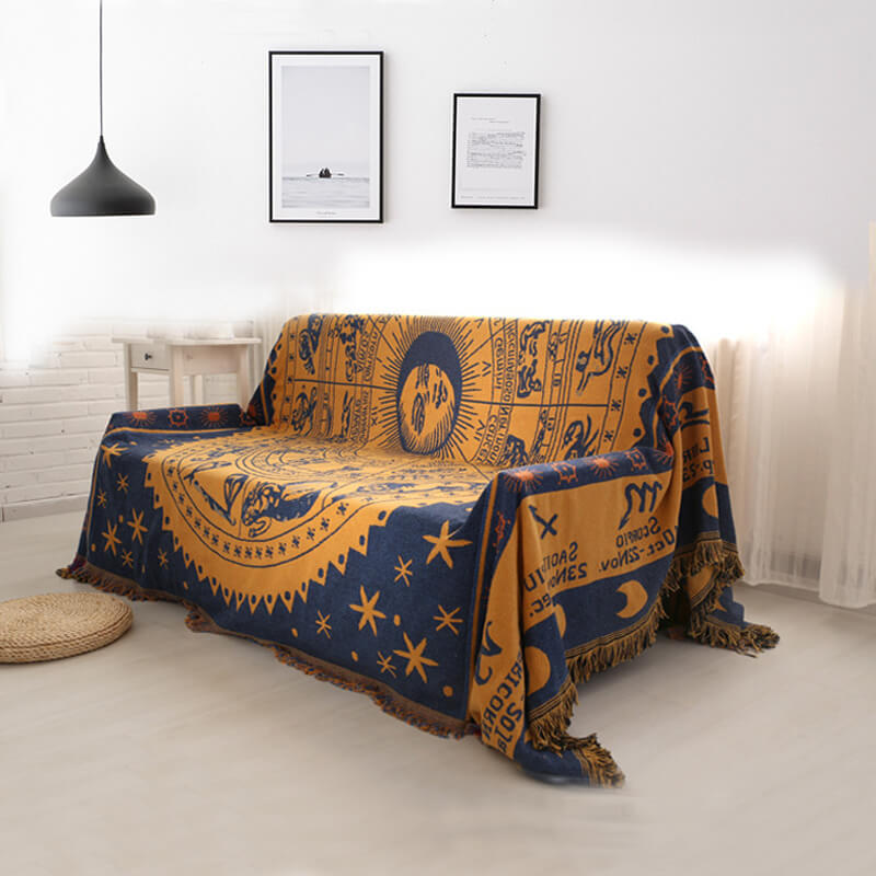 Bohemske strikkede kaster for sofasmykke | Norvo