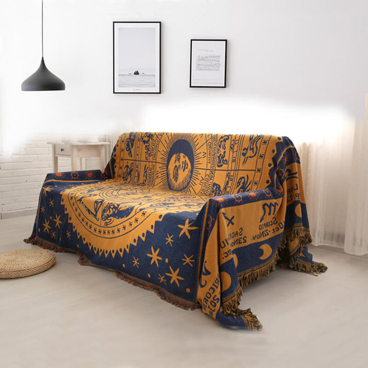 Bohemske strikkede kaster for sofasmykke | Norvo