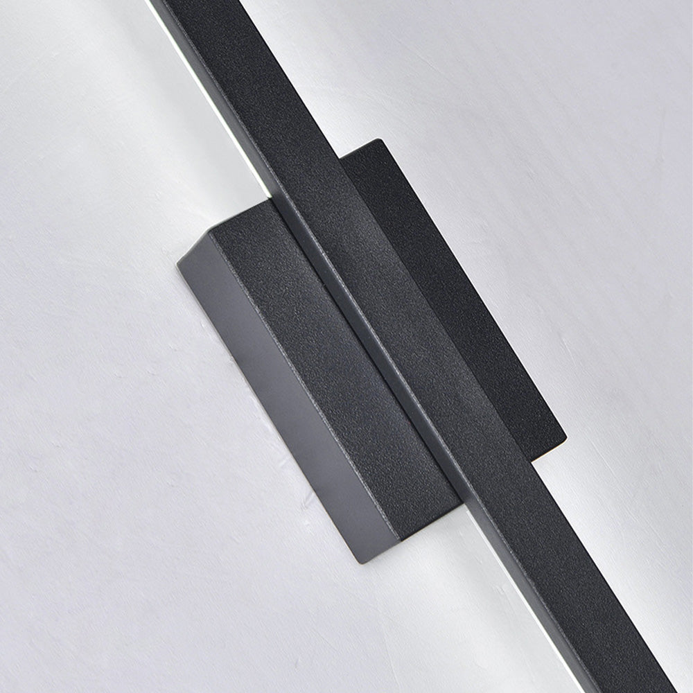 Norvo | Industriell Minimalistisk Lang LED Jern Vegglamper for Moderne Stueinnredning og Stilfull Belysning