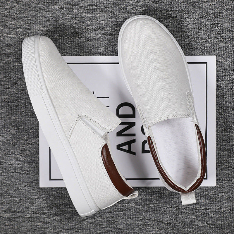 Norvo | Slip-On Sko laget av lerret for menn