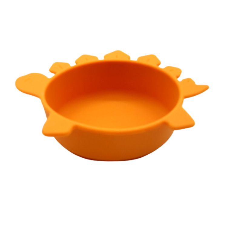 Norvo | Silikonbolle for Babyer – Sklisikret Barn bolle i Dinosaur-form