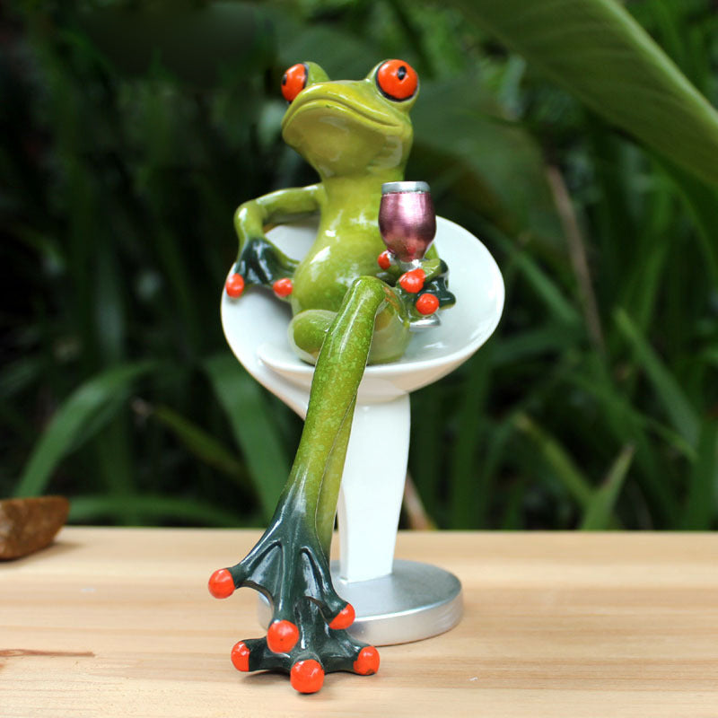 Norvo | Festival Frog Resin Crafts Frog Pastoral Ornament