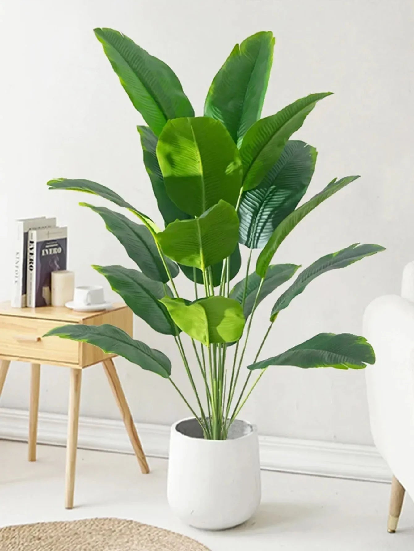 VerdantVibes - Luksuriøs Faux Monstera Plante