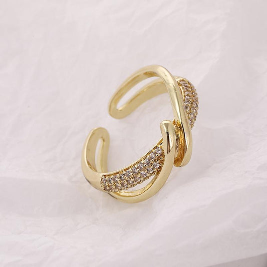 Norvo | Vintage gullbelagt justerbar ring
