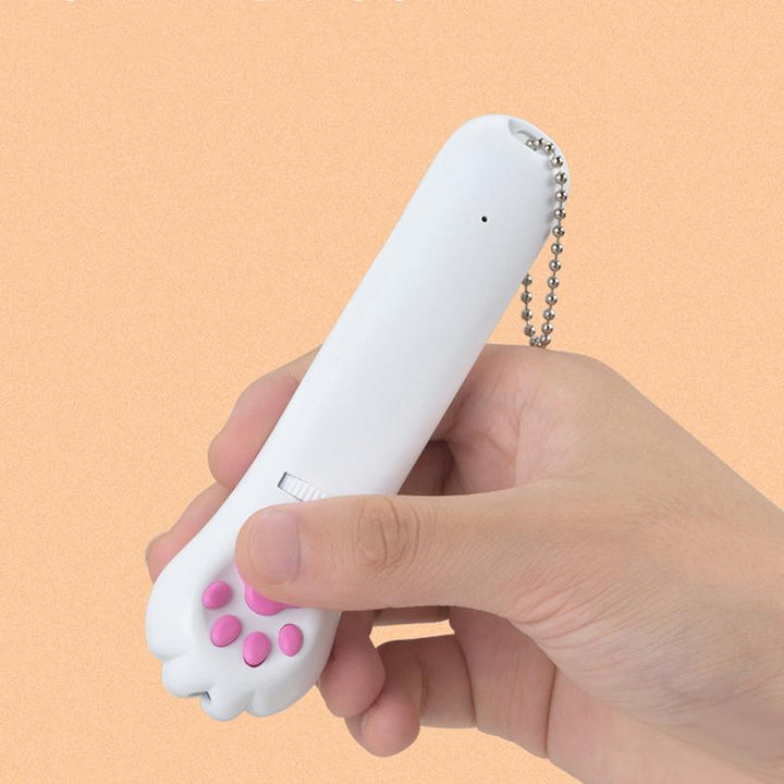 PurrPlay USB oppladbar kattelekelykt – Interaktiv LED-lampe med 4 mønstre | Norvo
