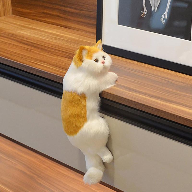Norvo | Simulering Katt Plush Dukke Modell Dekorasjon