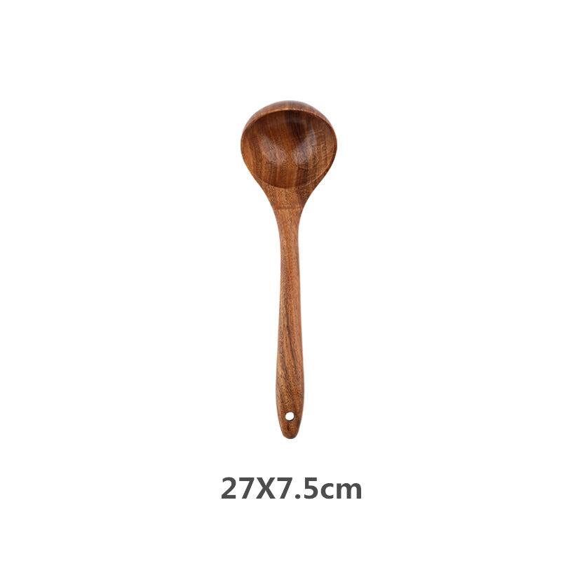 Teak Wood Bestikksett | Norvo