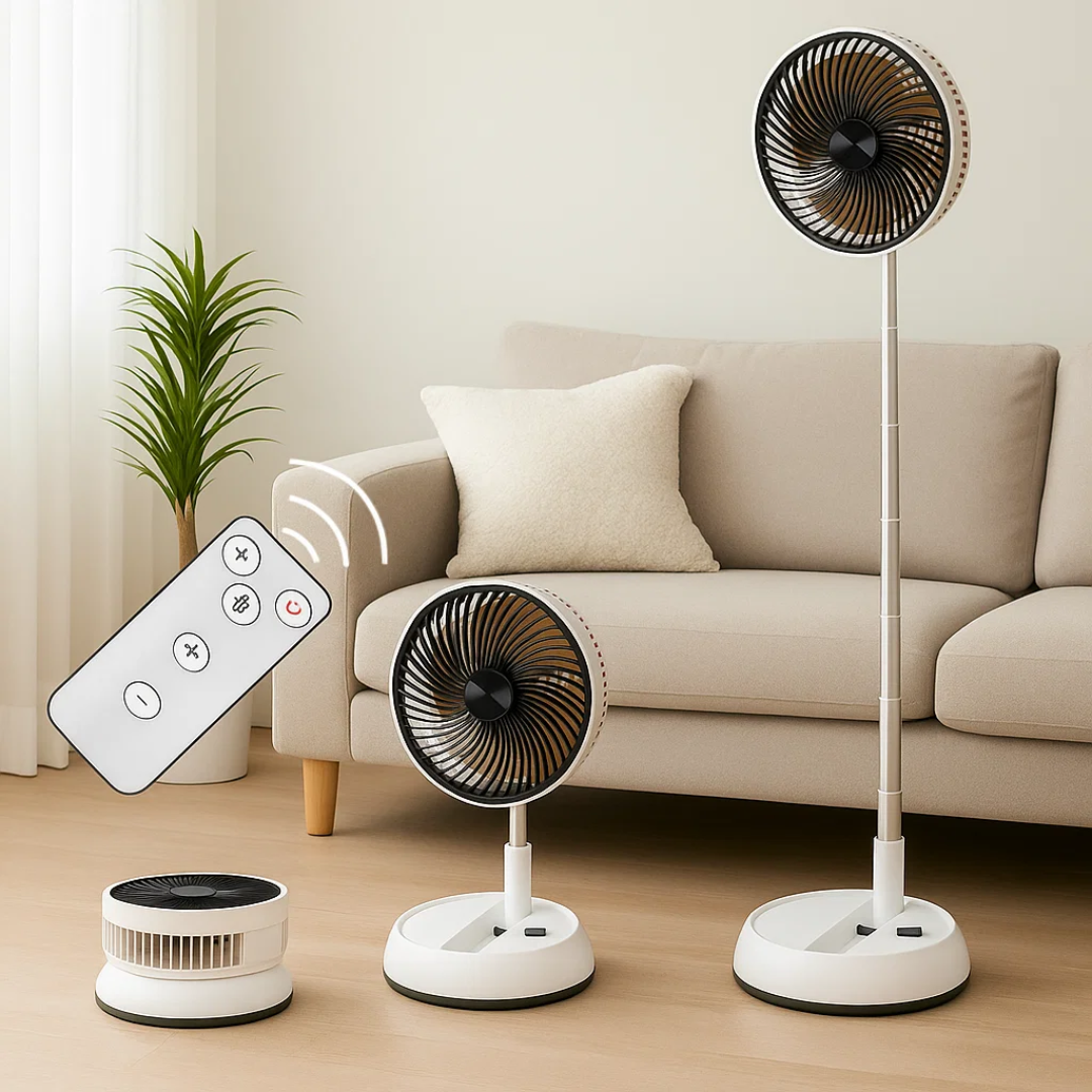 Stille bærbar kjøling – Lett sammenleggbar design – Fjernkontroll hjemme- og utendørsbruk Norvo