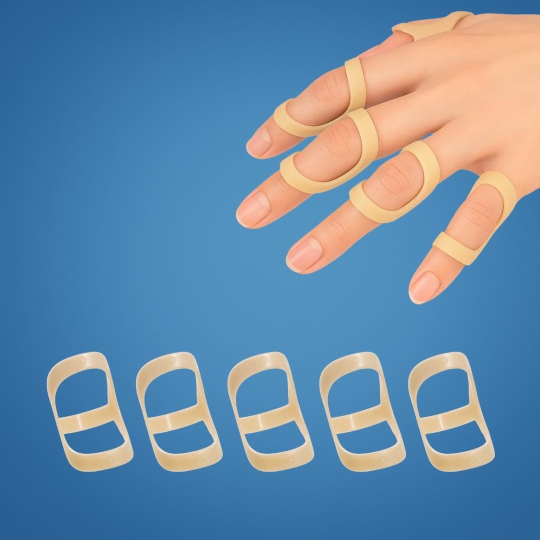 8 Ring Splint – Smertelindring Stabilitet – Vanntett Plast – Daglig Bruk for Fingerbelastning Norvo