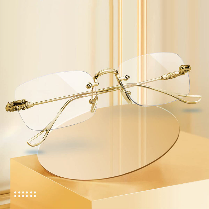 Norvo | Herre- og damebriller uten ramme med anti-blålys for presbyopi