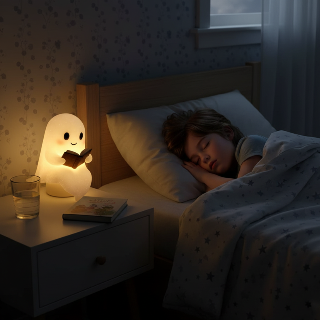 Norvo | NightSpirit Lampe – Håndlaget Dekorativ Nattlampe med Varme Lys