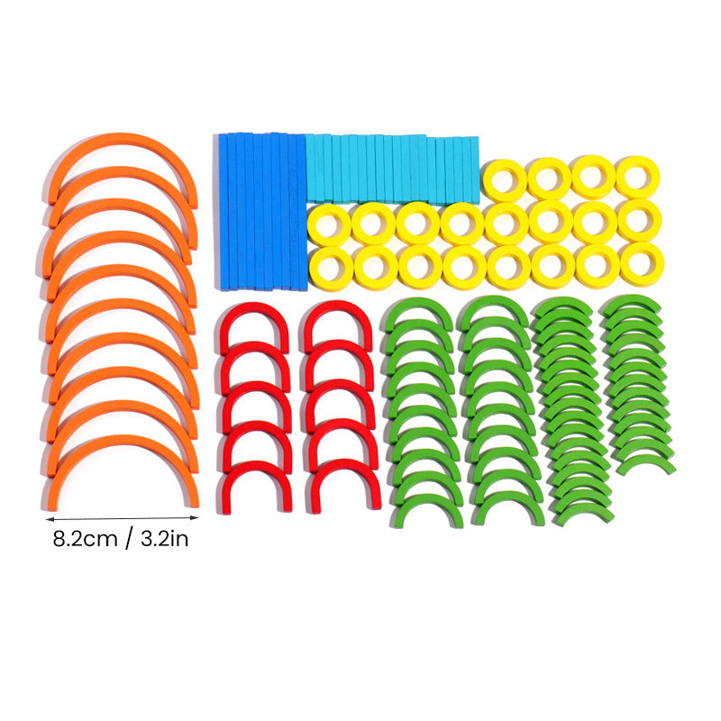 Norvo | Montessori Barns Puslespill Logikktrening Ring Spill