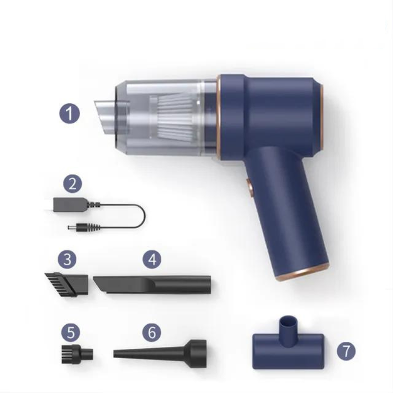 TurboClean | Powerful 2-in-1 cordless car vacuum cleaner