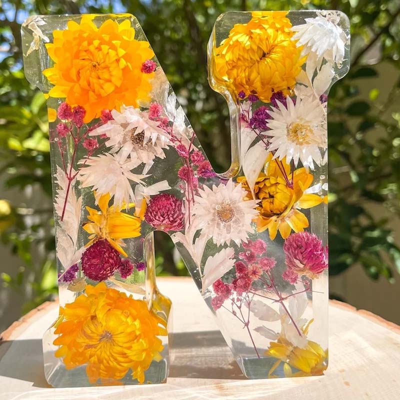 Norvo | Blomster Harpikslampe