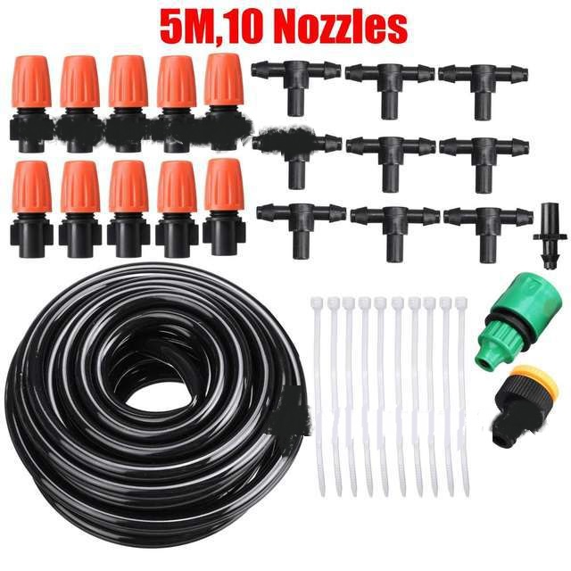 Norvo | Automatisk Vanningssystem Sett – Dryppvanning for Hageplanter