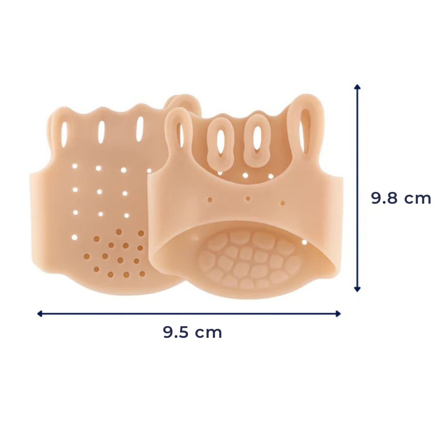 Smertelindring – Myk silikonpolstring – Forbedrer justeringen – Komfort hele dagen Norvo