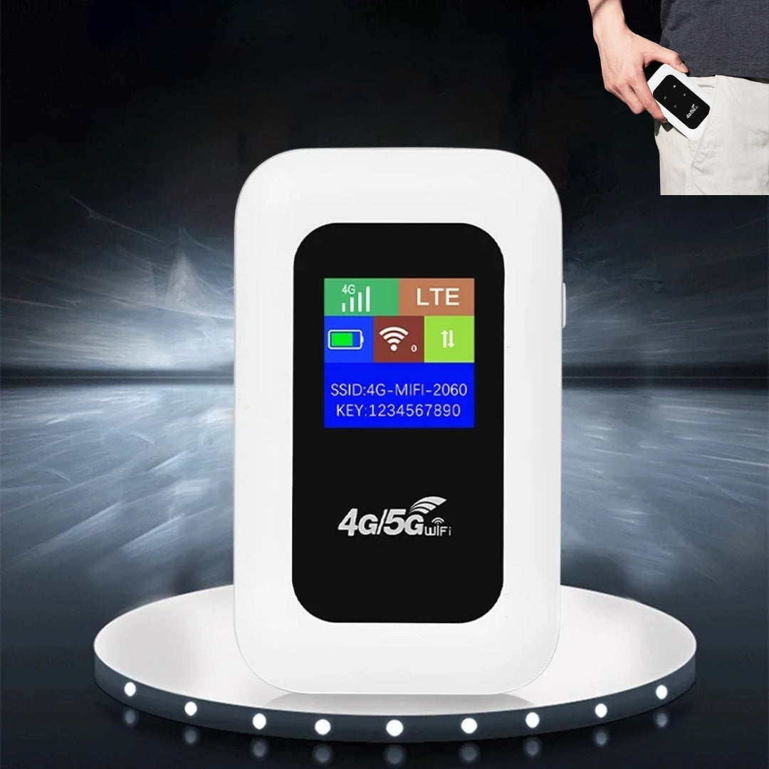 Norvo | Bærbar WiFi-ruter for reise – 5G WiFi-dongle for sømløs tilkobling hvor som helst