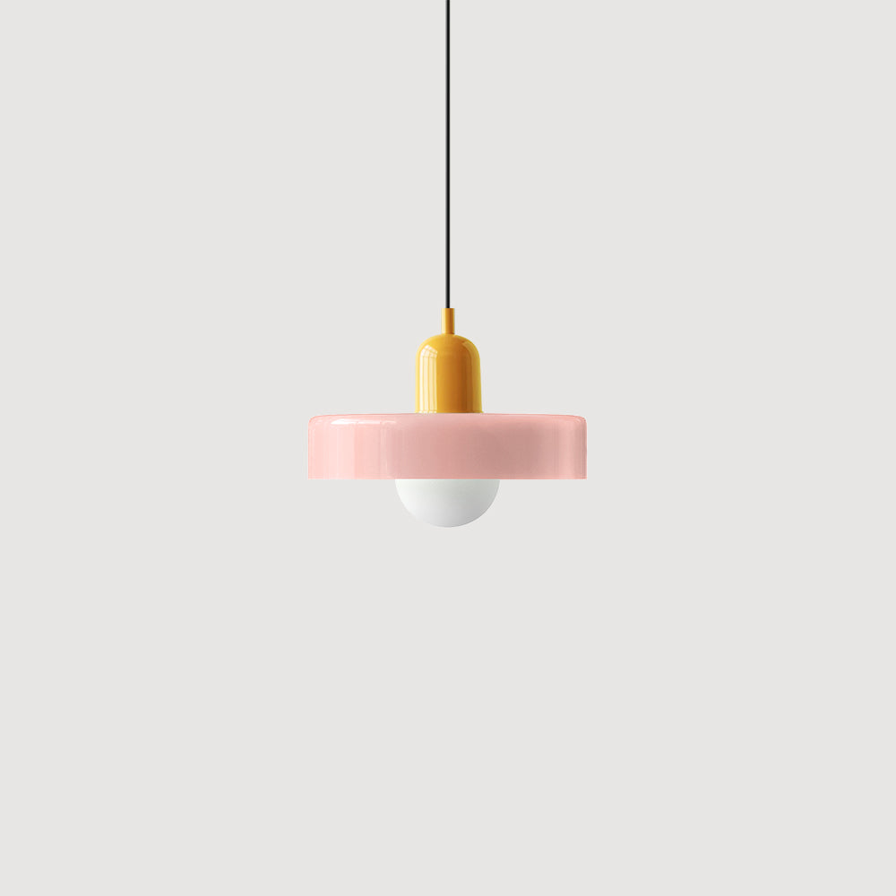 Norvo | Bauhaus Inspirert Fargerik Glass Pendellampe