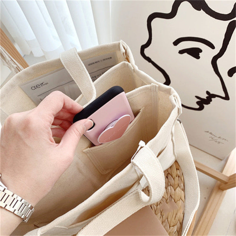 Norvo | Solid Color Canvas Shopper Bag