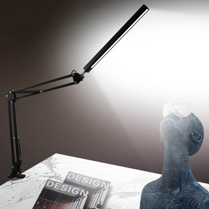 Norvo | LED Foldbar Lang Arm Klips Øyevern USB Leselampe