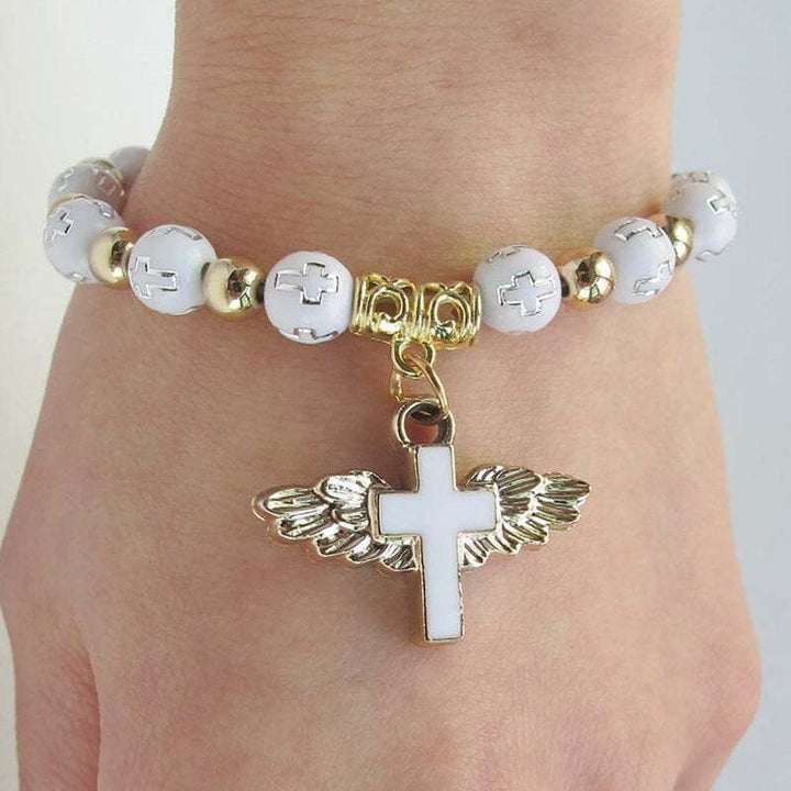 Norvo | Engel Vinge Kors Armbånd
