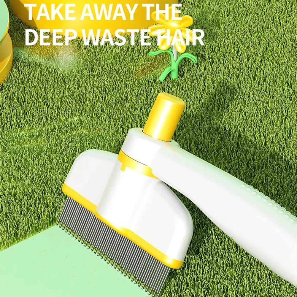 Norvo | Selvrensende hundebørste og kattebørste med roterende kam