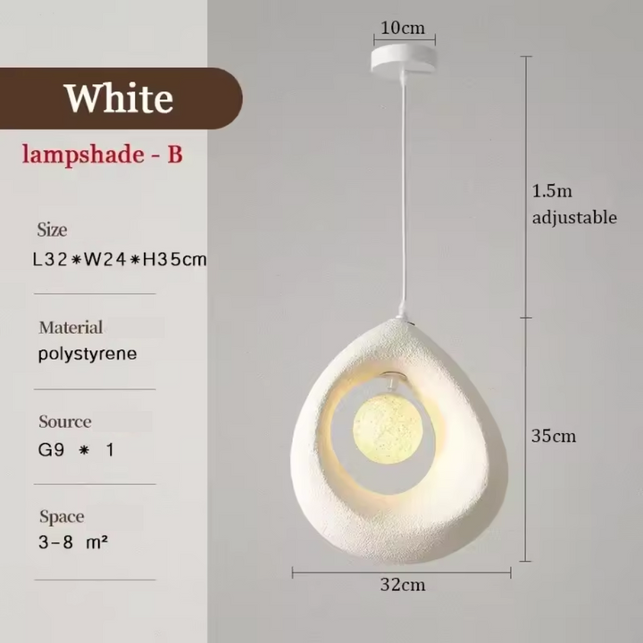 Norvo | Japansk Wabi Sabi Pendellampe med Minimalistisk Design