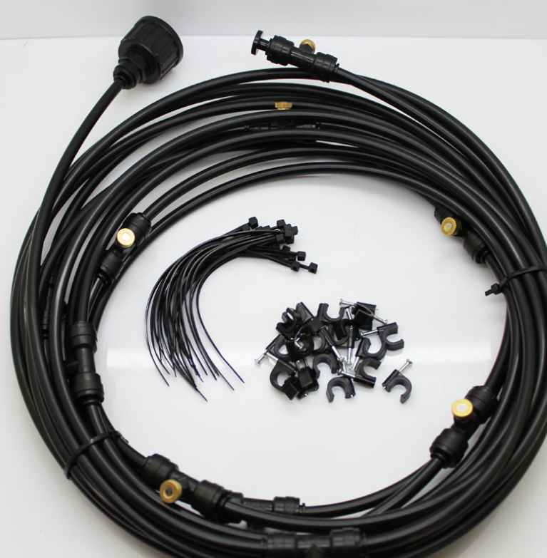 Norvo | Vanningssystem for hagen – Dryppvanningssett med justerbart spruhode og tilbehør