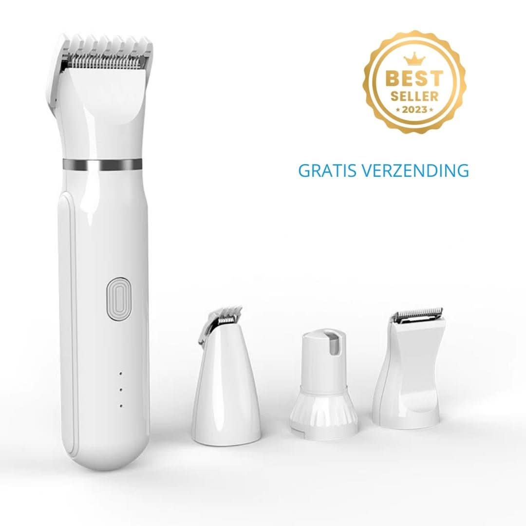 Norvo | PETGROOM PRO – 4-i-1 Kjæledyrtrimmer for Pels & Neglepleie