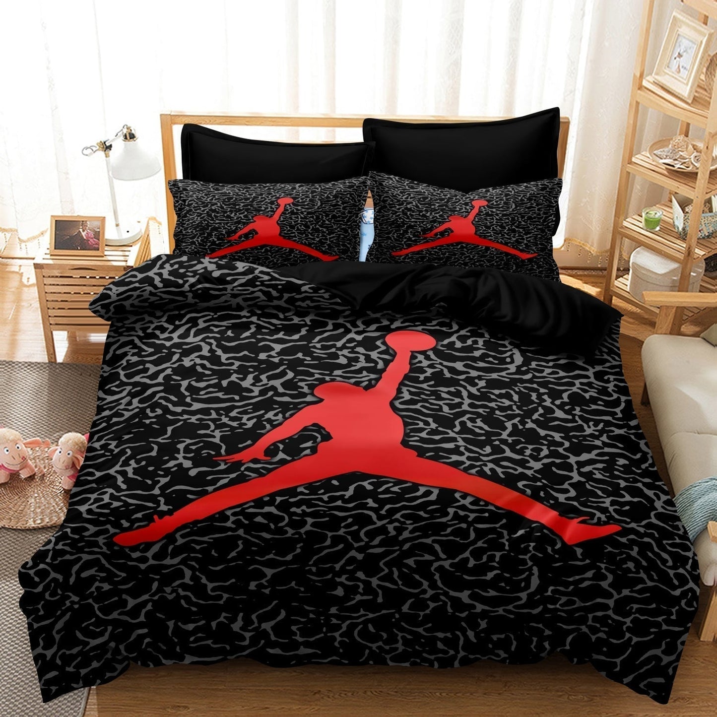 Norvo | Sporty Basketball Duvet Cover Set – Stylish Night Viewer