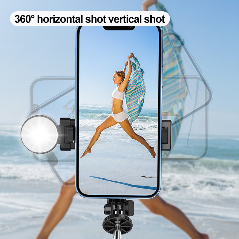 Norvo | Selfie-stang med LED-fylllys