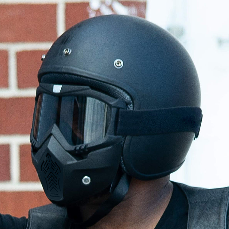 Norvo | Harley Retro Utendørs Ride Maske