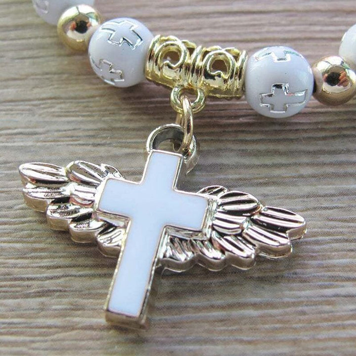 Norvo | Engel Vinge Kors Armbånd
