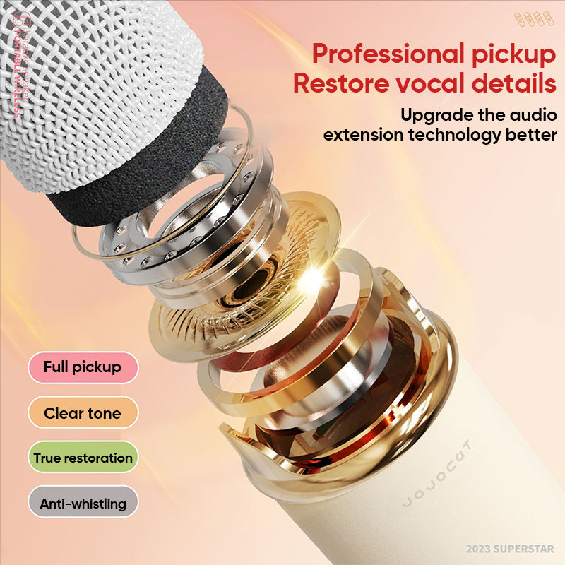 Norvo | Bærbar Bluetooth-høyttaler med trådløs mikrofon