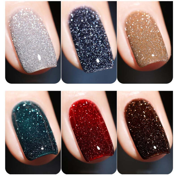 Høy tetthet glitter neglelakk gel | Norvo