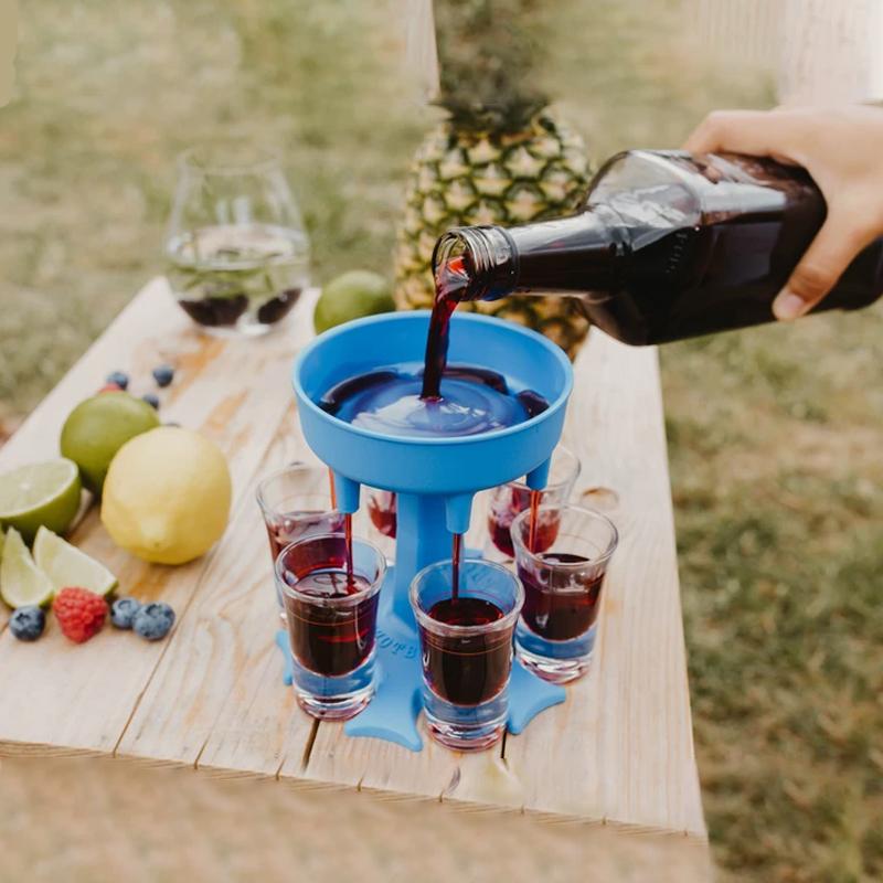 Norvo | 6 Shot Glass Dispenser og Holder