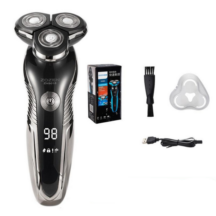 Serie Barbermaskin – Oppladbar Barbermaskin for Fuktig og Tørt Norvo