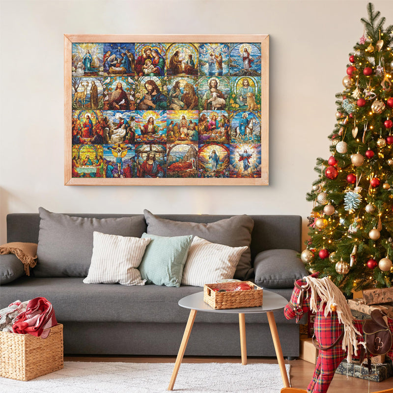 Norvo | Livet til Jesus Jule Advent Kalender Puslespill 1000 Biter