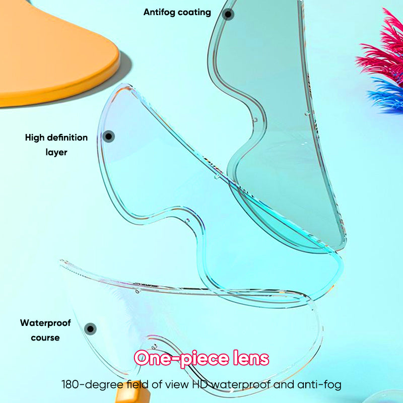 Norvo | HD stor ramme vanntette og anti-dugg svømmebriller