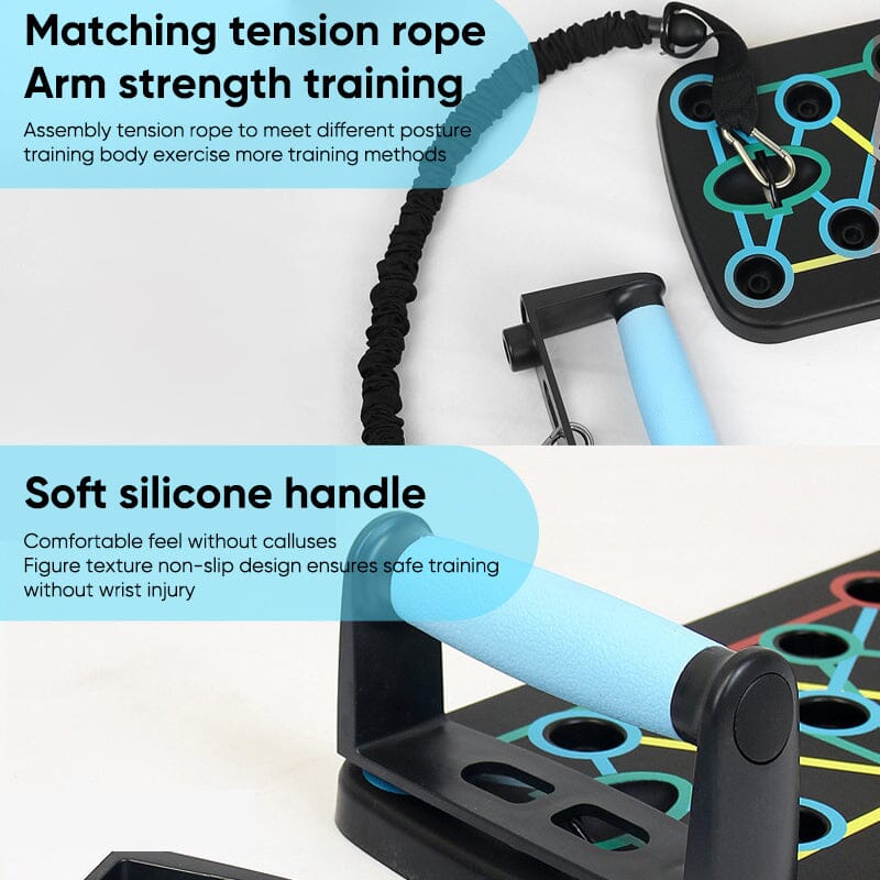 Norvo | Sammenleggbar Push-Up Multi-Muskel Trener