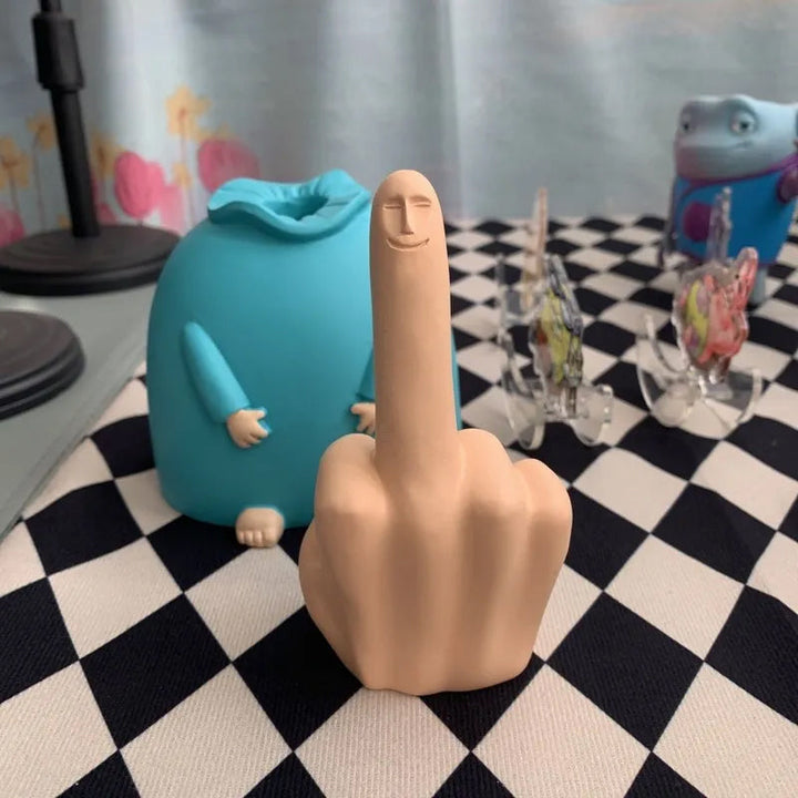 Norvo | Liten Blå Midtfinger Ornament