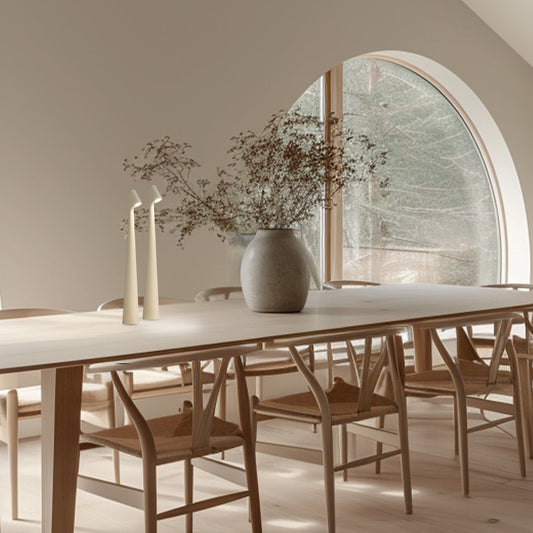 Norvo | Bordlampe Moderne Rød Metall LED Lys