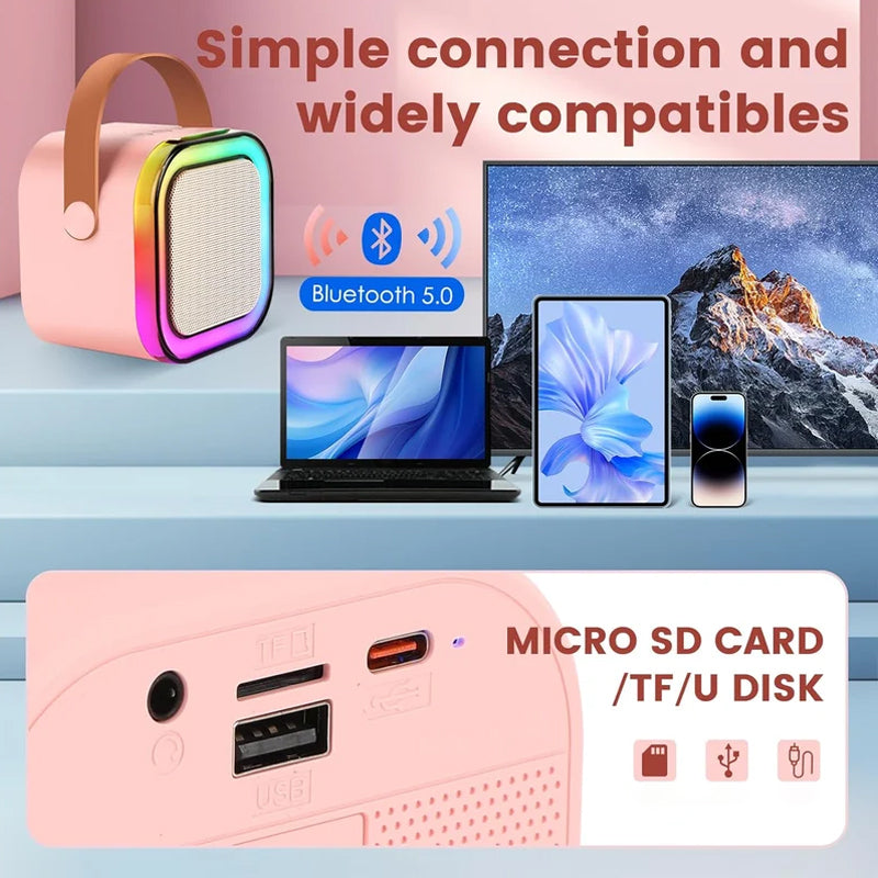 Norvo | Bærbar Karaoke-maskin med trådløse mikrofoner