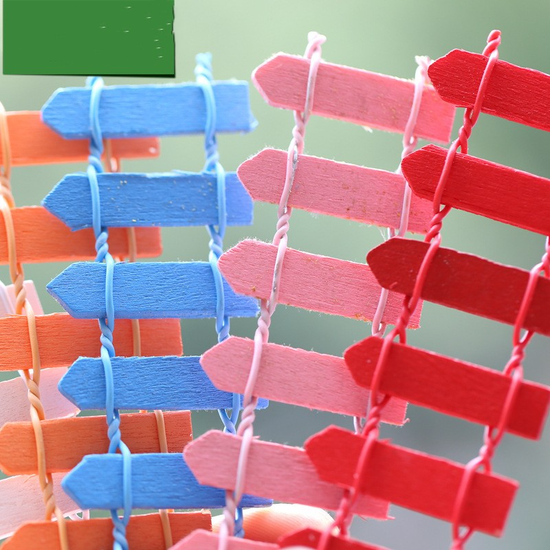 Norvo | Miniatyrtre hagegjerde – Fargerik dekorasjon for fehage og modellbygging