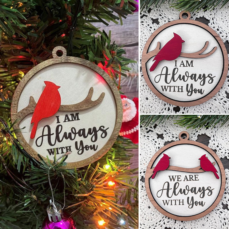 Norvo | Cardinal Bird Tre juleornament