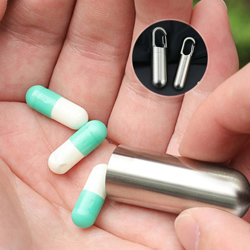 Norvo | Bærbar Medisinboks laget av Rustfritt Stål