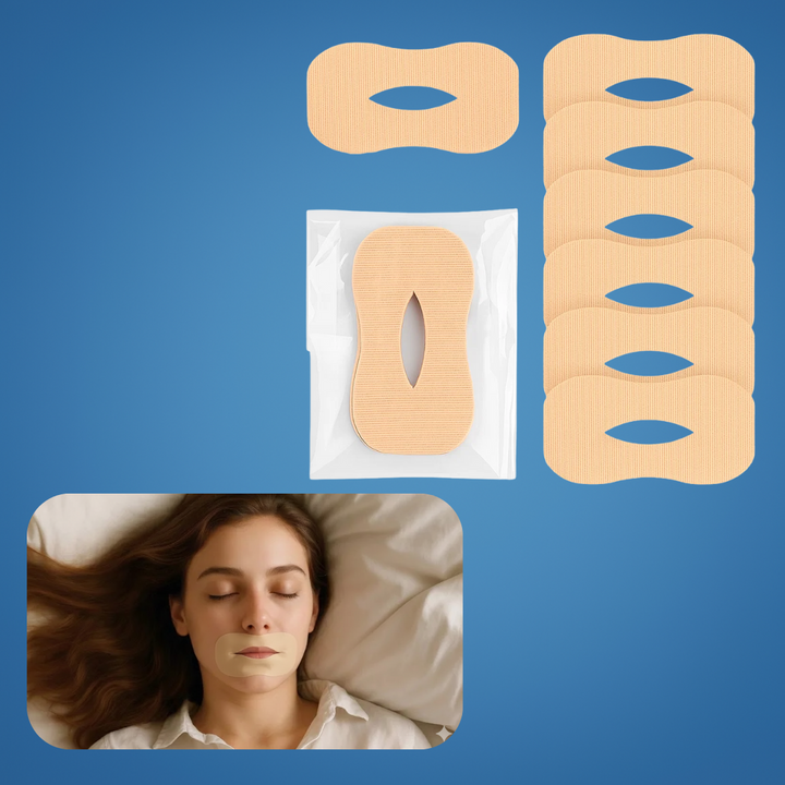 Snorking Munn Tape – Reduksjon av snorking – Hypoallergenisk & Pustende – Forbedre søvnkvalitet & Forebygge tørr munn Norvo